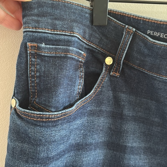 Chicos • embroidered and beaded fringe straight leg ankle jean - Picture 2 of 6